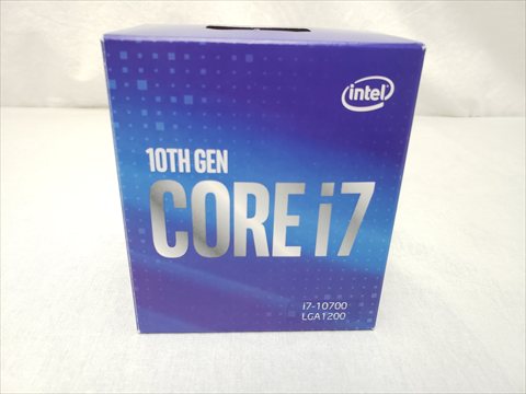 Core i7-10700 BOX (2.9GHz/Turbo Boost 4.7GHz/MAX 4.8GHz/8-core 16-thread/Total Cache 16MB/TDP65W) 各サイトで併売につき売切れのさいはご容赦願います。