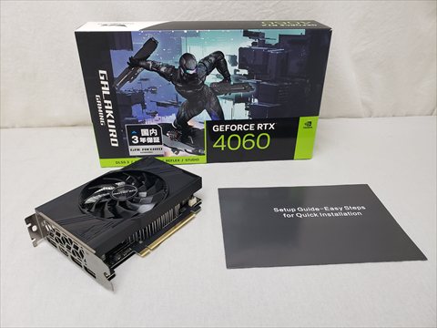 GG-RTX4060-E8GB/SF 各サイトで併売につき売切れのさいはご容赦願います。