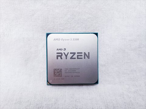 Ryzen 5 5500 バルク (6C/12T、3.6GHz(最大4.2)、65W、L3 Cache 16MB) 各サイトで併売につき売切れのさいはご容赦願います。