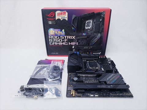 ROG STRIX B760-F GAMING WIFI 各サイトで併売につき売切れのさいはご容赦願います。
