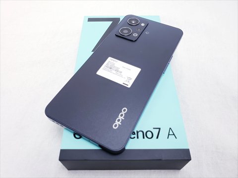 OPPO Reno7 A スターリーブラック /CPH2353 【国内版 SIMFREE】 各サイトで併売につき売切れのさいはご容赦願います。