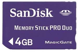 【クリックで詳細表示】SDMSPD-4096-J95 メモリースティックPRO Duo 4GB(アダプタ無し) スリムパッケージ
