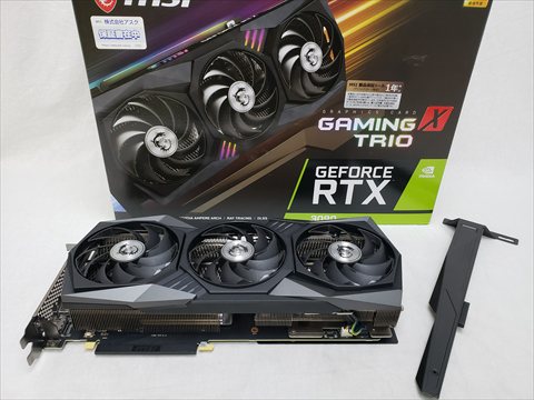 [保証確認] GeForce RTX 3090 GAMING X TRIO 24G 各サイトで併売につき売切れのさいはご容赦願います。
