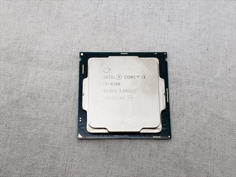 Core i3-8100 バルク (3.60GHz/ターボブーストなし/4-core 4-thread/Total Cache 6MB/TDP65W/UHD Graphics 630) 各サイトで併売につき売切れのさいはご容赦願います。