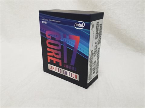 Core i7-8086K BOX (4.00GHz/ターボブースト時5.00GHz/6-core 12-thread/Total Cache 12MB/TDP95W) 各サイトで併売につき売切れのさいはご容赦願います。