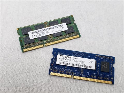 204Pin 1333(PC3L-10600) 4GB DDR3L S.O.DIMM 各サイトで併売につき売切れのさいはご容赦願います。