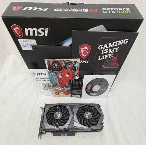GeForce GTX 1660 GAMING X 6G 各サイトで併売につき売切れのさいはご容赦願います。