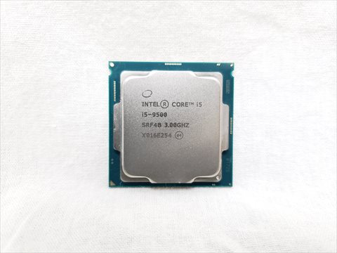 Core i5-9500 バルク (3.00GHz/ターボブースト時4.40GHz/6-core 6-thread/Total Cache 9MB/TDP65W) 各サイトで併売につき売切れのさいはご容赦願います。