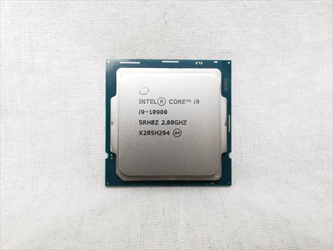 Core i9-10900 バルク (2.8GHz/TB 5.0GHz/TB MAX 5.1GHz/10-core 20-thread/Total Cache 20MB/TDP65W) 各サイトで併売につき売切れのさいはご容赦願います。