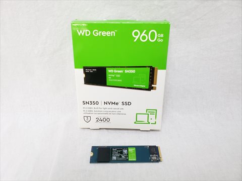 WD Green SN350 WDS960G2G0C 各サイトで併売につき売切れのさいはご容赦願います。