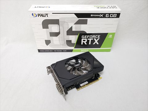GeForce RTX 3050 StormX 6GB /NE63050018JE-1070F 各サイトで併売につき売切れのさいはご容赦願います。