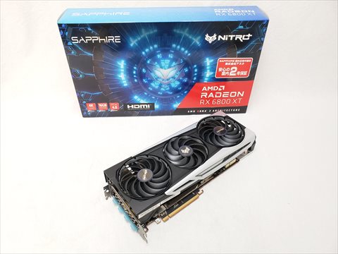 SAP-NITROPRX6800XT16GB/11304-02-20G SAPPHIRE NITRO+ Radeon RX 6800 XT OC 16G GDDR6 各サイトで併売につき売切れのさいはご容赦願います。