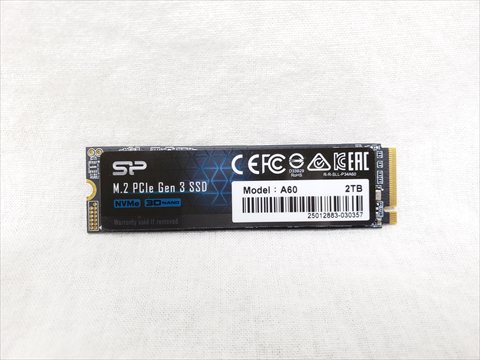 M.2 NVMe SSD 2TB 各サイトで併売につき売切れのさいはご容赦願います。