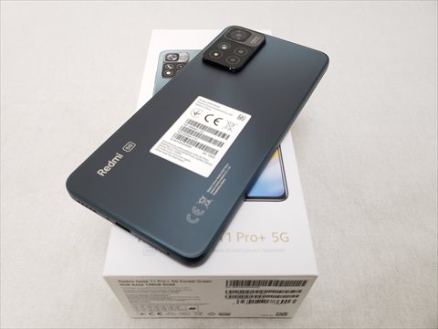 Redmi Note 11 Pro+ 5G (6GB/128GB) フォレストグリーン /21091116UG 【海外版 SIMFREE】 各サイトで併売につき売切れのさいはご容赦願います。