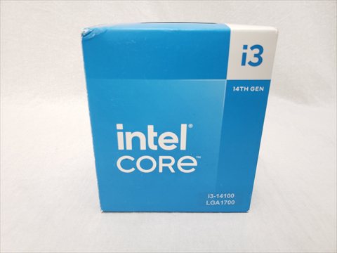 Core i3-14100 BOX 3.5(4.7)GHz/4(4+0)コア 8スレッド/スマートキャッシュ12MB/Intel UHD Graphics 730/TDP60W 各サイトで併売につき売切れのさいはご容赦願います。