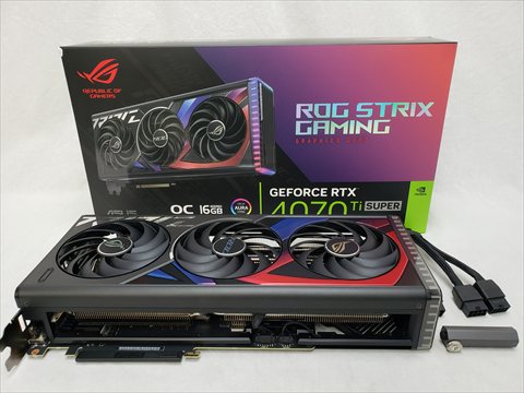 [保証確認] ROG-STRIX-RTX4070TIS-O16G-GAMING 各サイトで併売につき売切れのさいはご容赦願います。