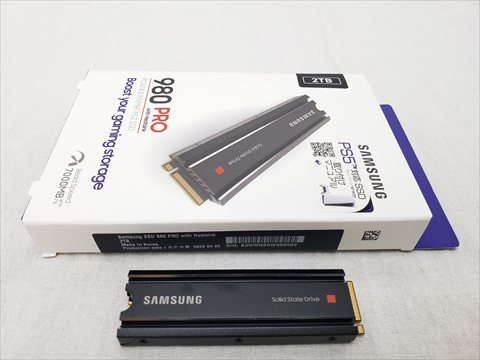 980 PRO with Heatsink MZ-V8P2T0C/IT 各サイトで併売につき売切れのさいはご容赦願います。