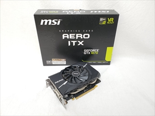 GeForce GTX 1070 AERO ITX 8G OC 各サイトで併売につき売切れのさいはご容赦願います。