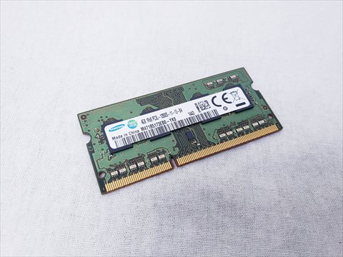 204Pin 1600(PC3L-12800) 4GB DDR3L S.O.DIMM 各サイトで併売につき売切れのさいはご容赦願います。