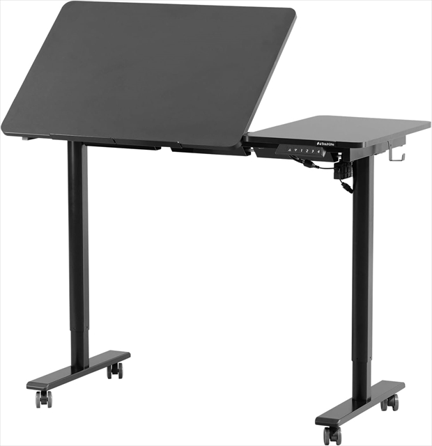 BHD-1100FAC-BK 電動昇降×チルト×水平天板 趣味人のための「全部入り」デスク