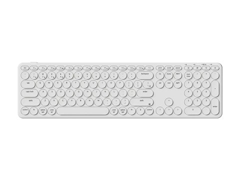 B5P-K8-US Keychron B5 Pro ウルトラスリム ワイヤレスキーボード - US配列（テンキー付 / 100%フルサイズ） / シザースイッチ（本体カラー：アイボリーホワイト）