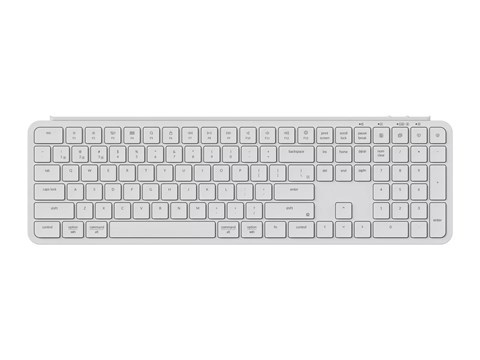 B6P-K8-US Keychron B6 Pro ウルトラスリム ワイヤレスキーボード - JIS配列（テンキー付 / 100%フルサイズ） / シザースイッチ（本体カラー：アイボリーホワイト）