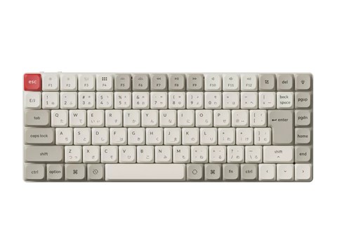 K3M-K3Z-JIS K3 Max QMK/VIA ワイヤレス カスタム・メカニカルキーボード - White LED - JIS配列  / レトロカラー - Gateronロープロファイル2.0メカニカルスイッチ茶軸