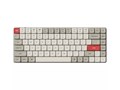 K3M-K3Z-US K3 Max QMK/VIA ワイヤレス カスタム・メカニカルキーボード - White LED - US配列  / レトロカラー - Gateronロープロファイル2.0メカニカルスイッチ茶軸