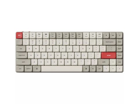 K3M-K4Z-US K3 Max QMK/VIA ワイヤレス カスタム・メカニカルキーボード - White LED - US配列  / レトロカラー - Gateronロープロファイル2.0メカニカルスイッチバナナ軸