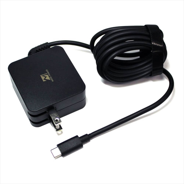 Masspower  Power Delivery 65W E065-1C200325FU SM00865DG USB充電器 USB Type-C ケーブル一体型 1.8m PowerDelivery 65W対応