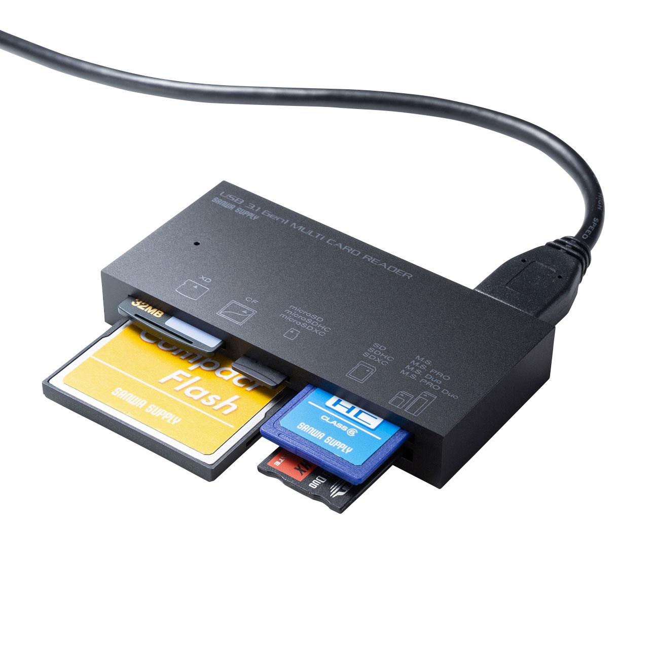 ADR-3ML50BK USB3.1 マルチカードリーダー（ブラック） ☆1個まで￥300 ...