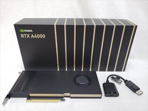 NVIDIA RTX A4000 16GB /ENQRA4000-16GER 各サイトで併売につき売切れのさいはご容赦願います。