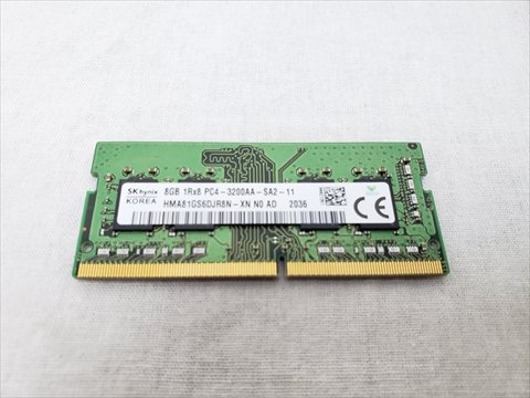 PC4-25600(DDR4 3200) 260Pin S.O.DIMM 8GB 各サイトで併売につき売切れのさいはご容赦願います。