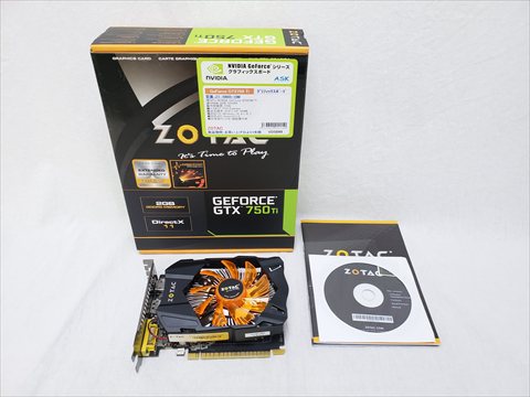 GeForce GTX 750 Ti 2GB CH /ZT-70605-10M 各サイトで併売につき売切れのさいはご容赦願います。