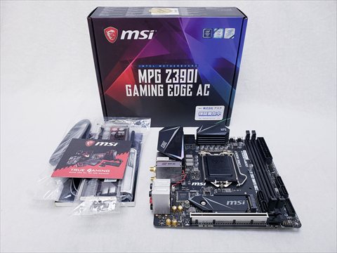 MPG Z390I GAMING EDGE AC 各サイトで併売につき売切れのさいはご容赦願います。