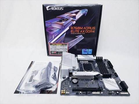 B760M AORUS ELITE AX DDR4 各サイトで併売につき売切れのさいはご容赦願います。