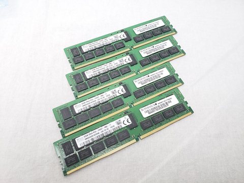 PC4-19200(DDR4 2400) 32GB x4 Registered ECC 各サイトで併売につき売切れのさいはご容赦願います。