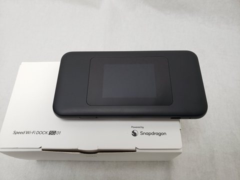 Speed Wi-Fi DOCK 5G 01 【UQ SIMFREE】 各サイトで併売につき売切れのさいはご容赦願います。