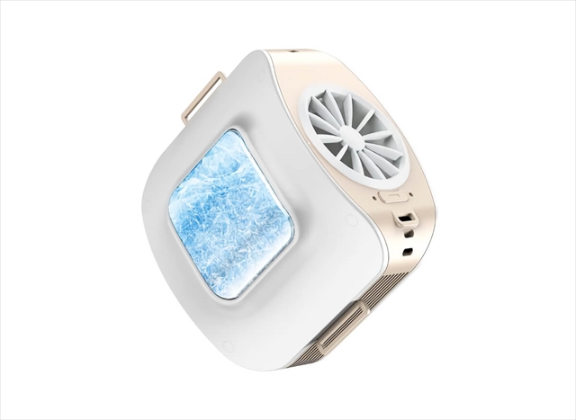 L-CFP-CH シャンパン 3WAYベルト式扇風機 冷却プレート付