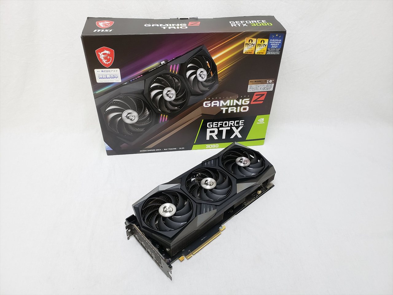 GeForce RTX 3080 GAMING Z TRIO 10G LHR 各サイトで併売につき売切れ 