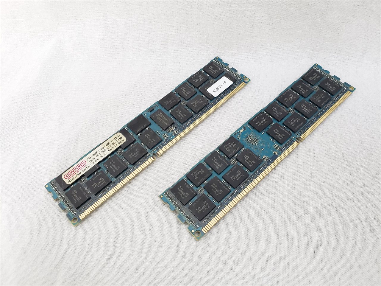 PC3-12800(DDR3 1600) 16GB x2 Registered ECC 各サイトで併売につき 