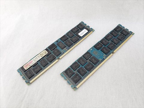 PC3-12800(DDR3 1600) 16GB x2 Registered ECC 各サイトで併売につき売切れのさいはご容赦願います。