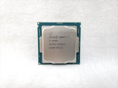 Core i7-8700 バルク (3.20GHz/ターボブースト時4.60GHz/6-core 12-thread/Total Cache 12MB/TDP65W/UHD Graphics 630) 各サイトで併売につき売切れのさいはご容赦願います。