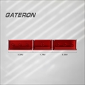 Gateron 3分割スペースキーキャップ レッド