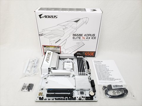 B650E AORUS ELITE X AX ICE 各サイトで併売につき売切れのさいはご容赦願います。