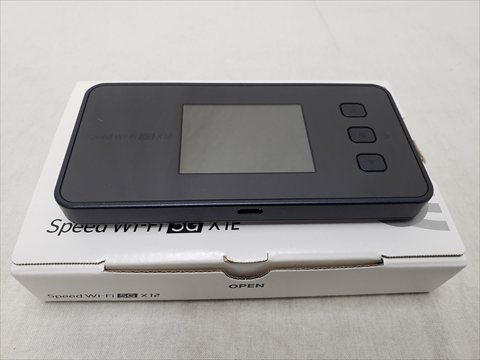 NAR03 シャドーブラック /Speed Wi-Fi 5G X12 【UQ SIMFREE】 各サイトで併売につき売切れのさいはご容赦願います。