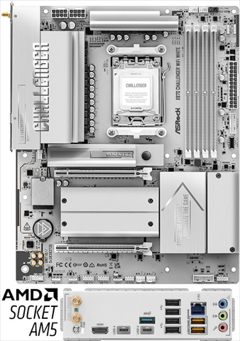 X870 Challenger WiFi White