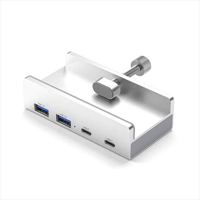 FUSB-CH3422 クランプ固定式 USB3.2 Gen1HUB(Ax2・Cｘ1)