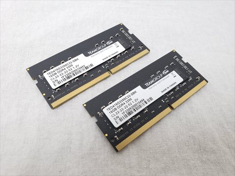 PC4-25600(DDR4 3200) 260Pin S.O.DIMM 16GB x2 各サイトで併売につき売切れのさいはご容赦願います。