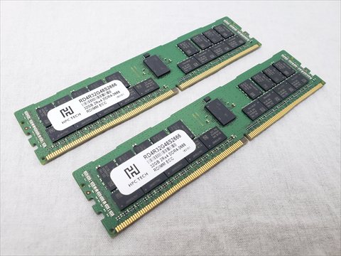 PC4-21300(DDR4 2666) 32GB x2 Registered ECC 各サイトで併売につき売切れのさいはご容赦願います。